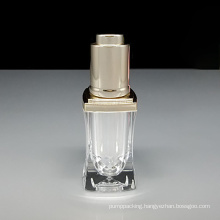 10ml empty square plastic serum bottles in stock fancy new design ready to ship acrylic dropper bottles for essence oil